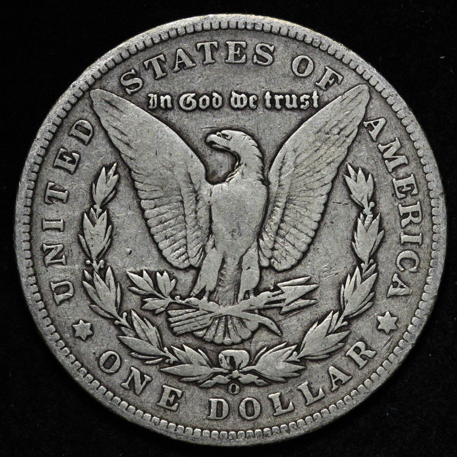 1897-O Morgan Silver Dollar VF E363 UVDJ