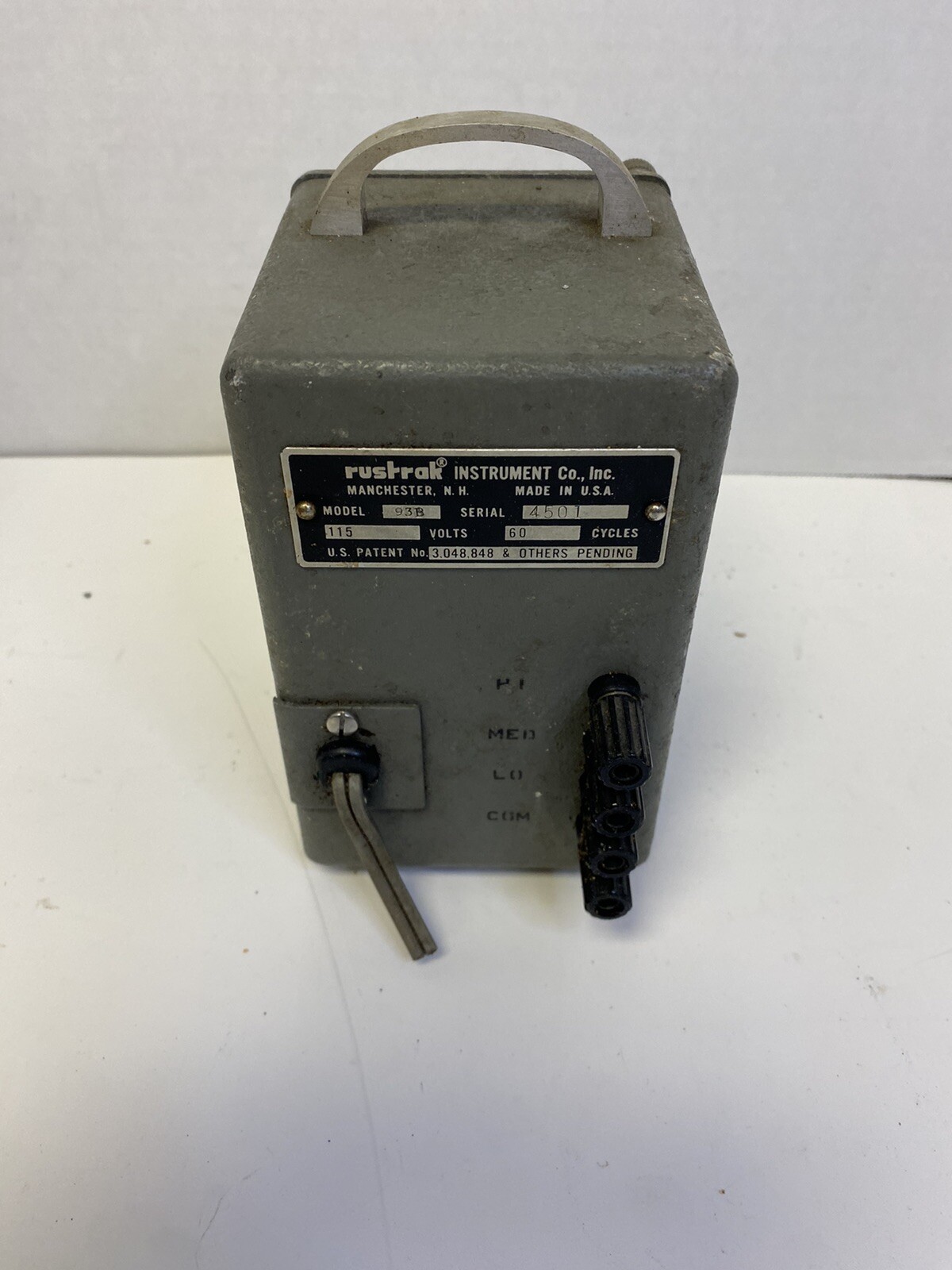 RUSTRAK MODEL 93B CHART RECORDER AS IS BOX 8