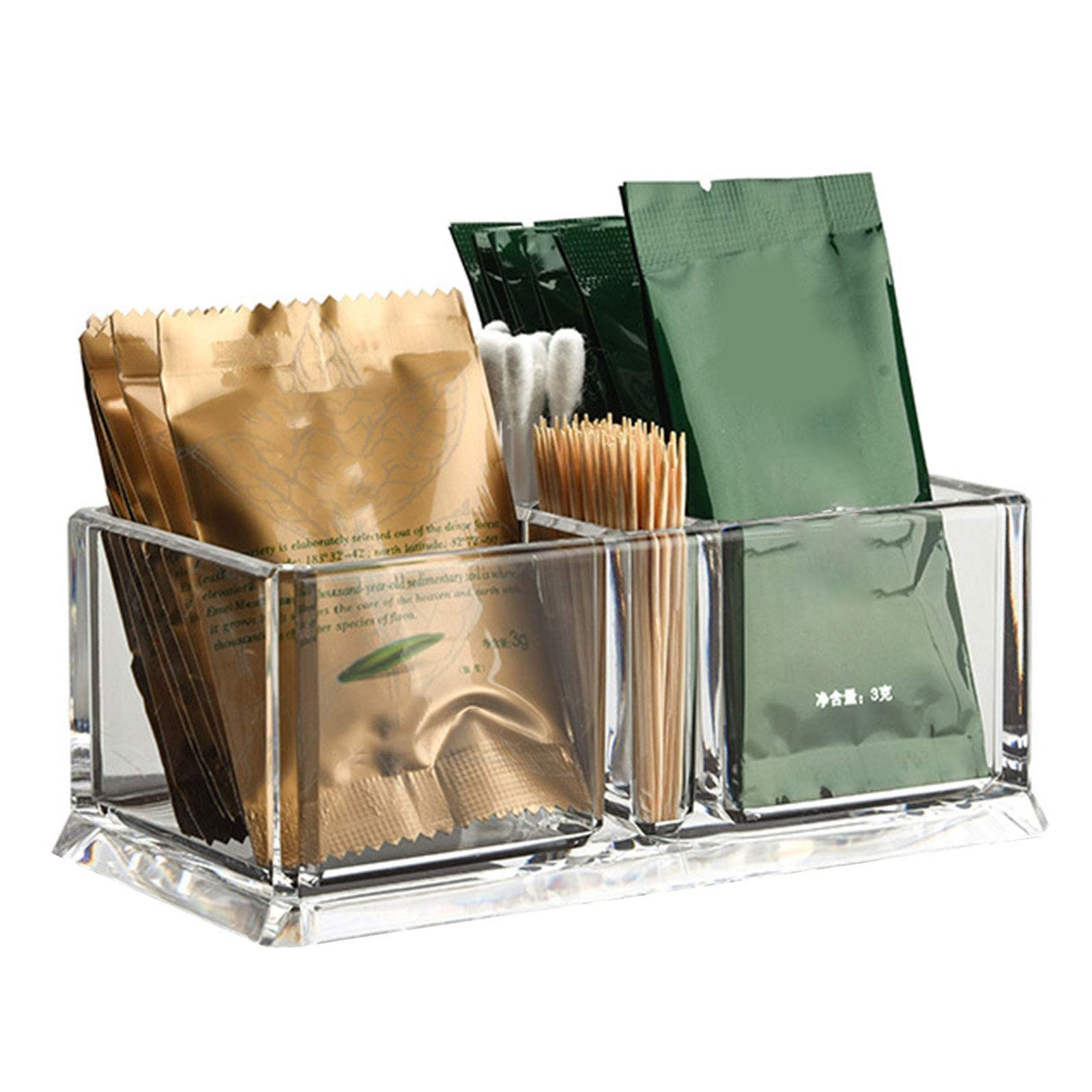 Small Coffee Sugar Tea Bags Holder for Packet Transparent