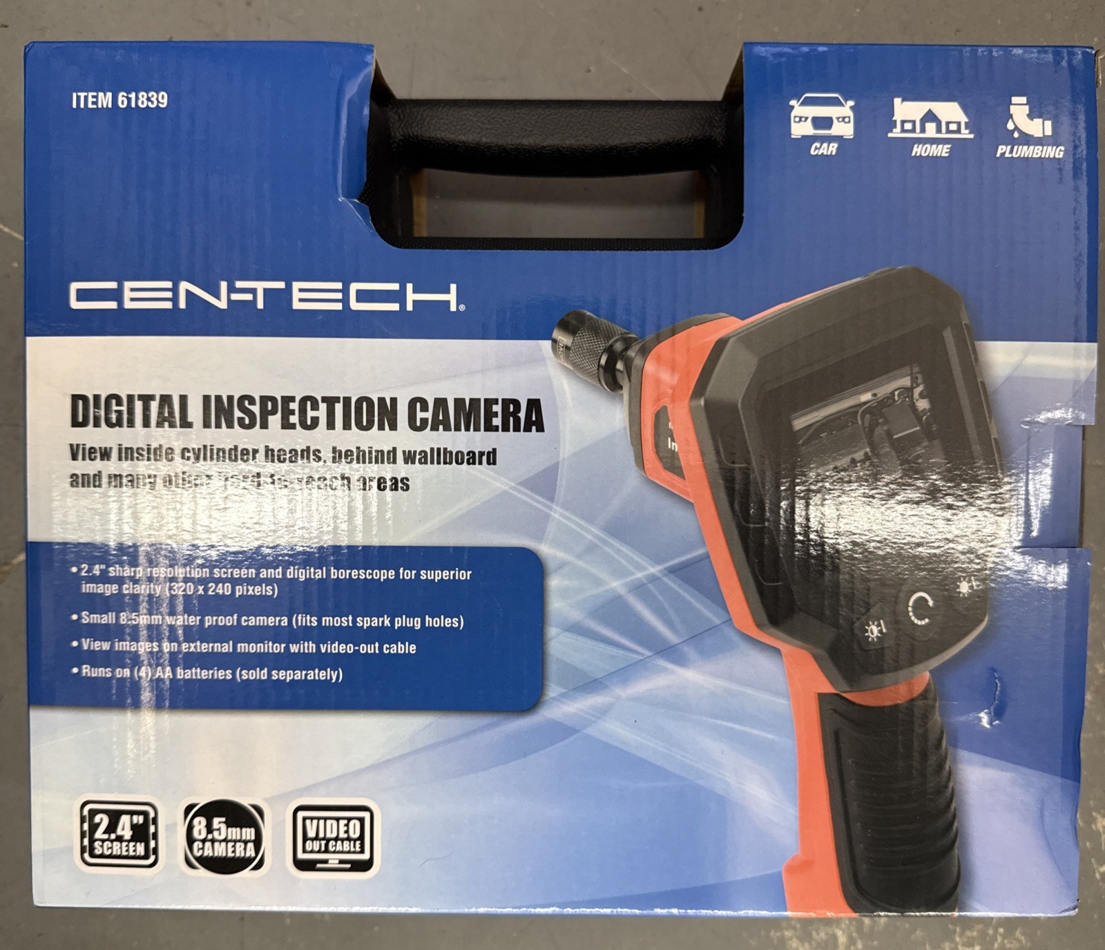 Cen-Tech: 61839 - High-Res Digital Inspection Camera  - New
