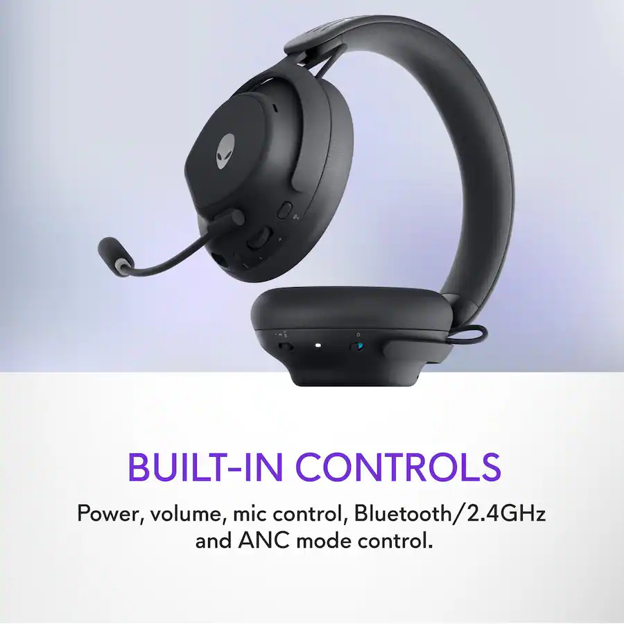 Alienware Pro Wireless Gaming Headset Windows PS5 PS4 Switch Mobile Black