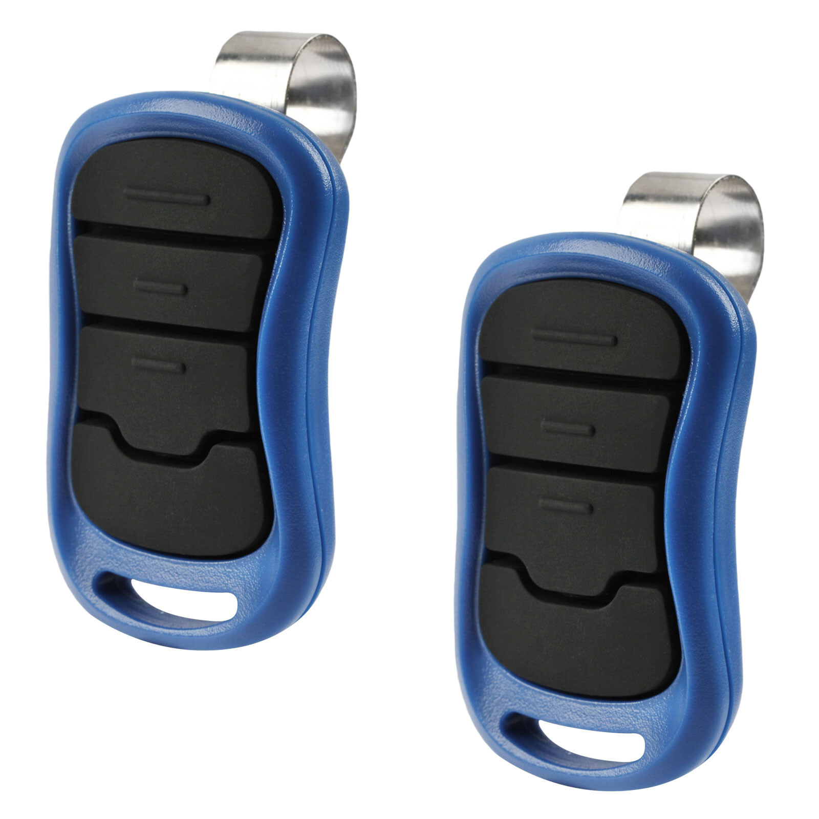 2 For Genie GITR-3BX Three Button G3T-A Garage Door Opener Visor Remote Blue