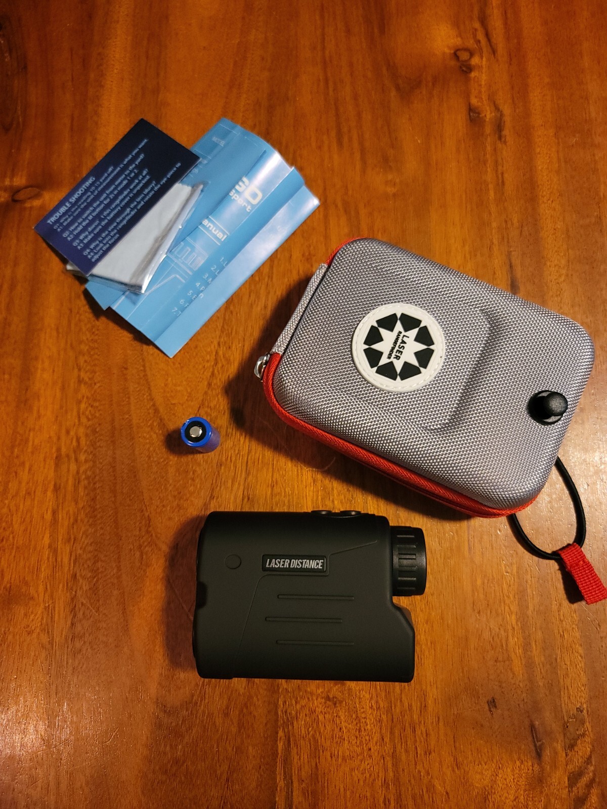 Gogogo Sport Laser Golf Rangefinder GS07 Good Condition Bundle with Case