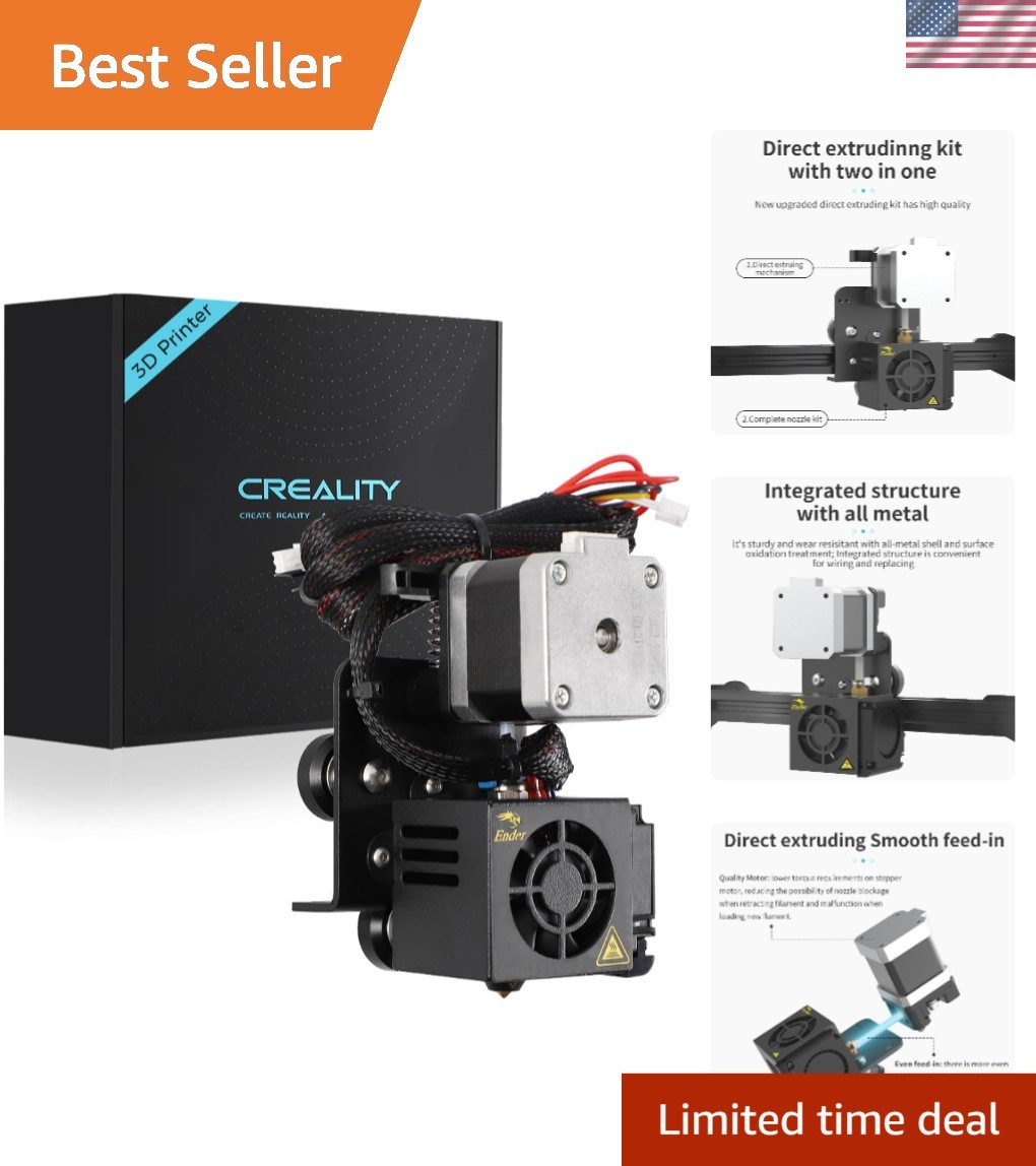 Ender 3 Direct Drive Upgrade Kit: Hotend & Stepper Motor for Flexible Filaments