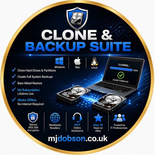 Hard Drive Clone & Wipe Software CD – PC Engineers Toolkit – Copy, Delete, Erase