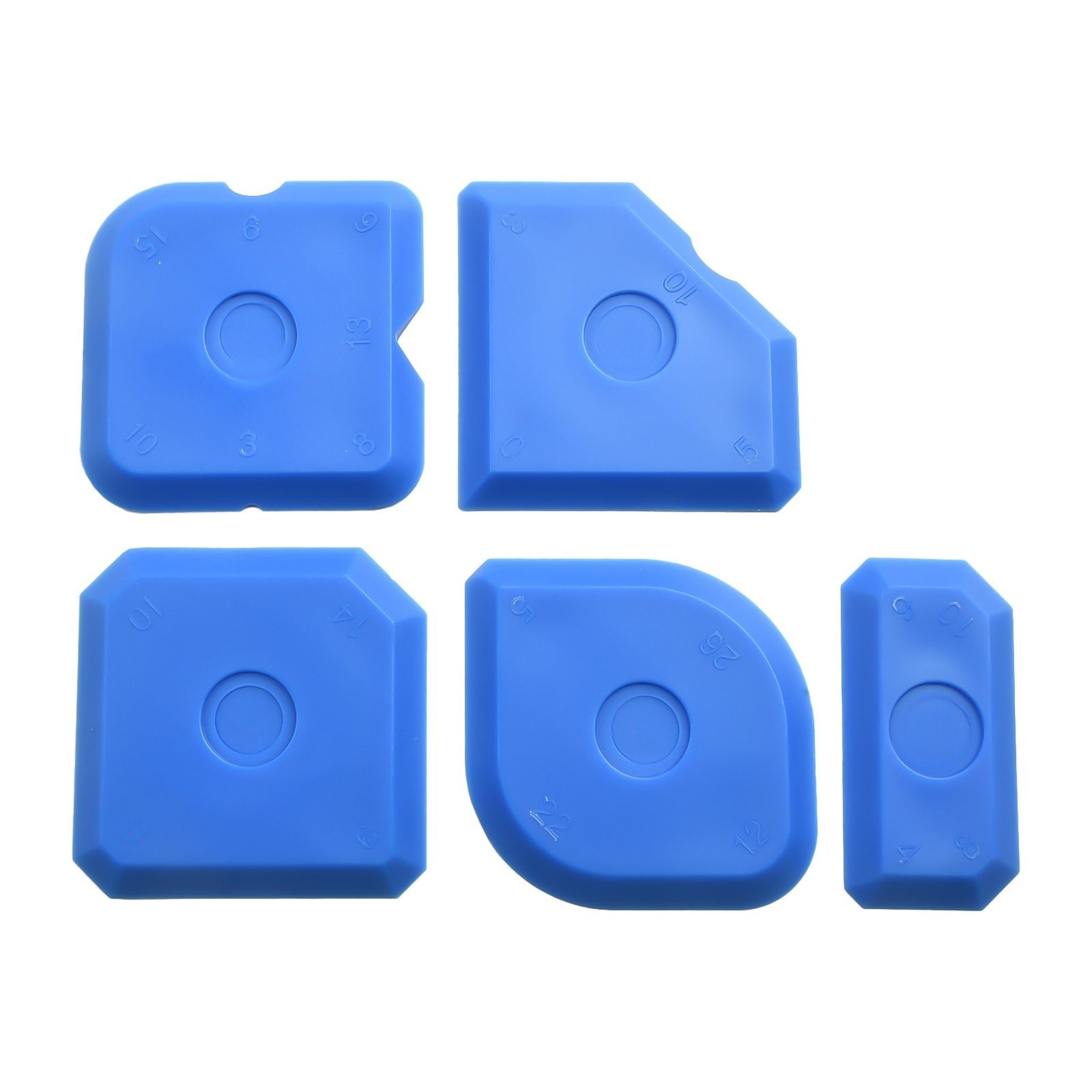 Easy and Efficient Silicone Application with 5 Piece Spreader Tool Set