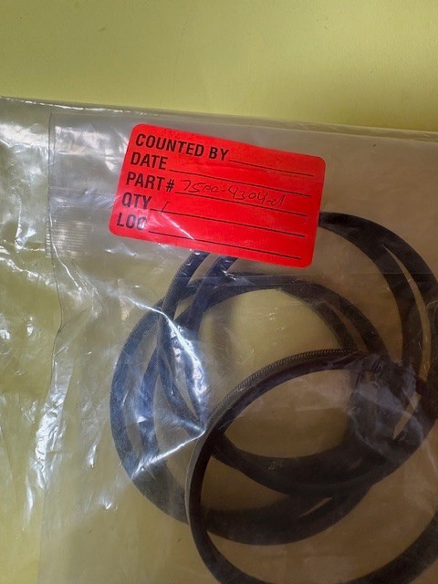 Lot of  5 ,   Asyst 7500-4304-01  ; Seal with Spring ; NEW Surplus