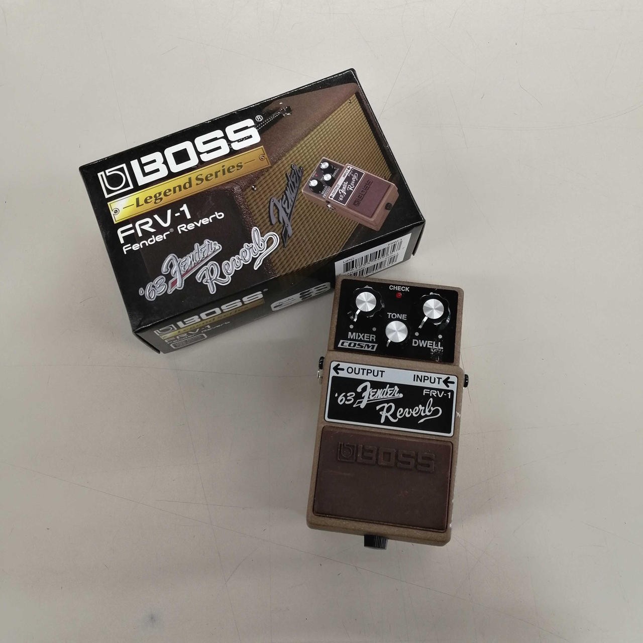 BOSS FRV-1 Fender Spring Reverb Guitar Effects Pedal Used