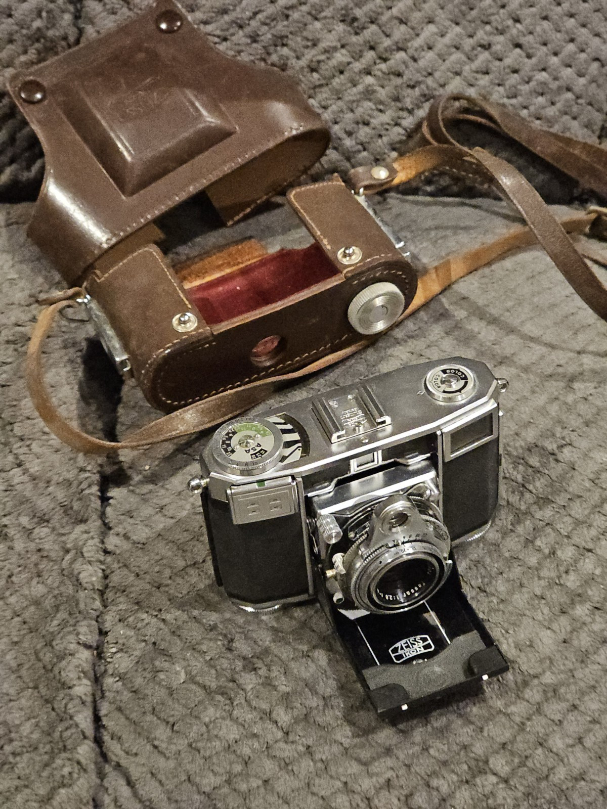 Zeiss Ikon Rangefinder Contessa 35mm Tessar German Camera rare good condition