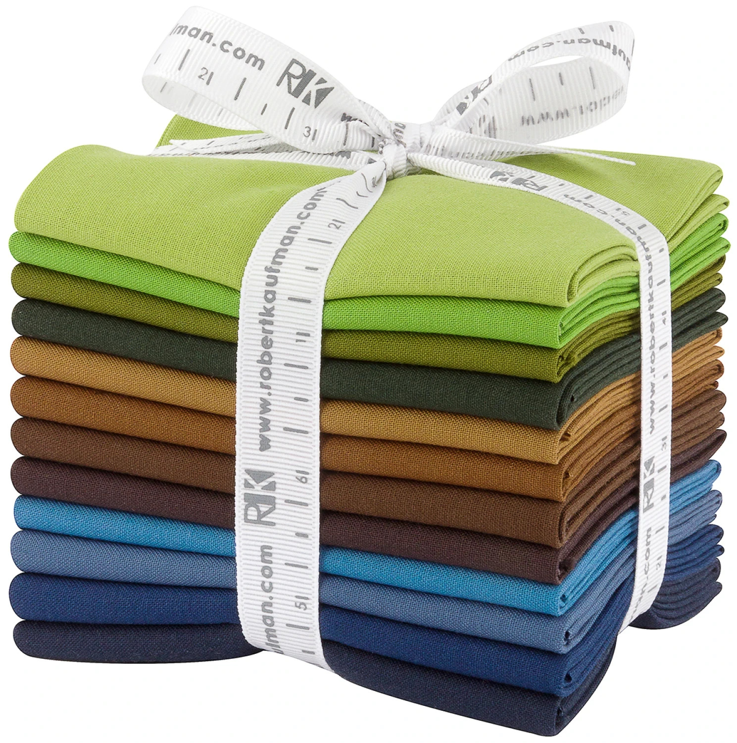 FQ-1380-12 - 12 pcs Fat Quarter Bundle Kona 100% Cotton - Adventure Palette