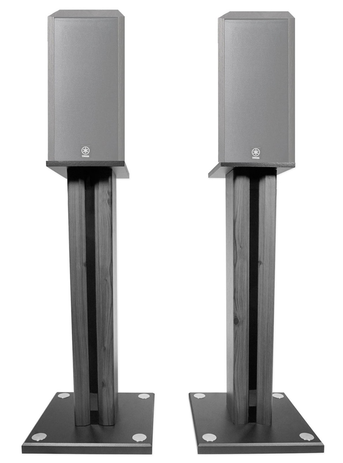 Pair 26" Bookshelf Speaker Stands For Yamaha NS-B310BL Bookshelf Speakers