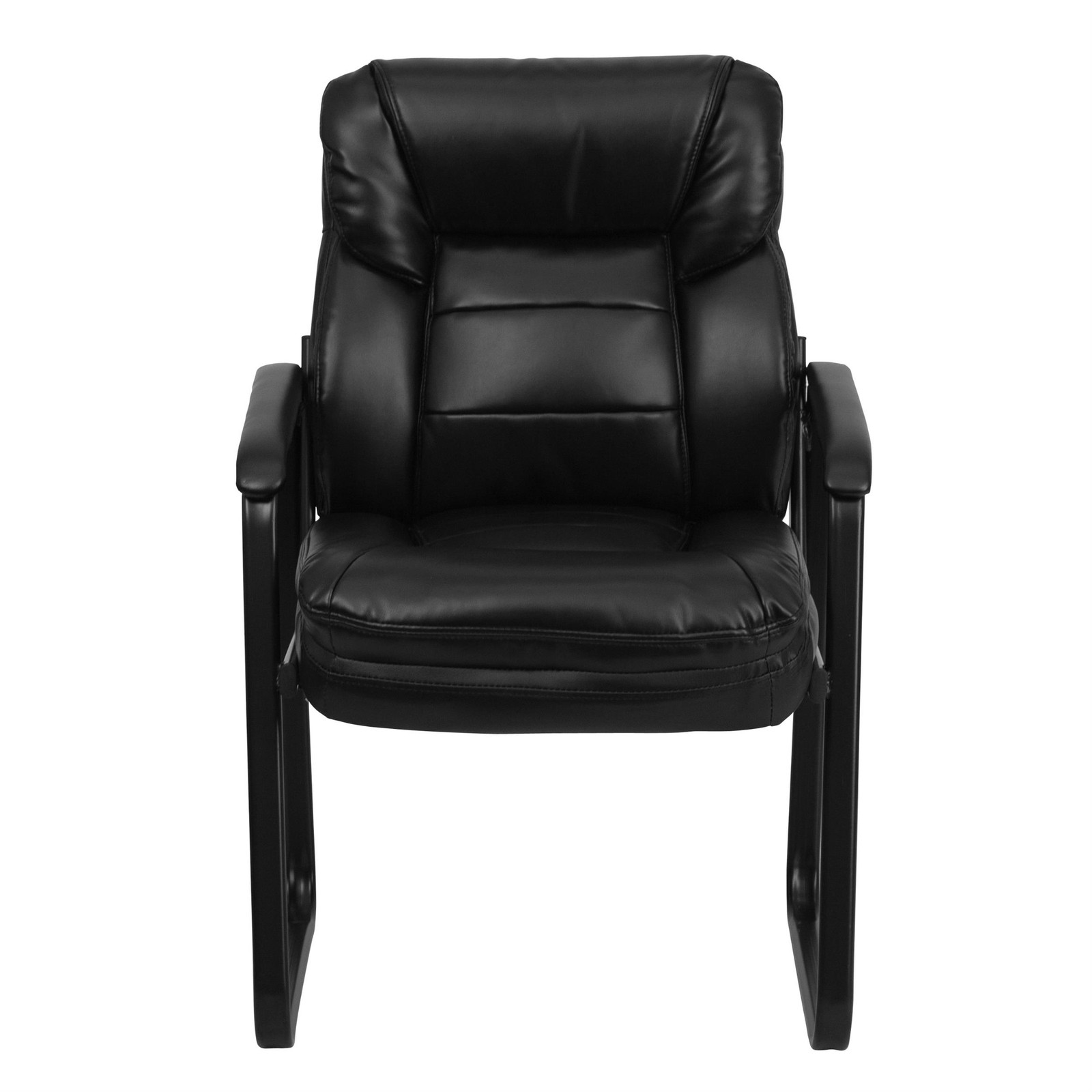 Pemberly Row Executive Side Office Guest Chair in Black