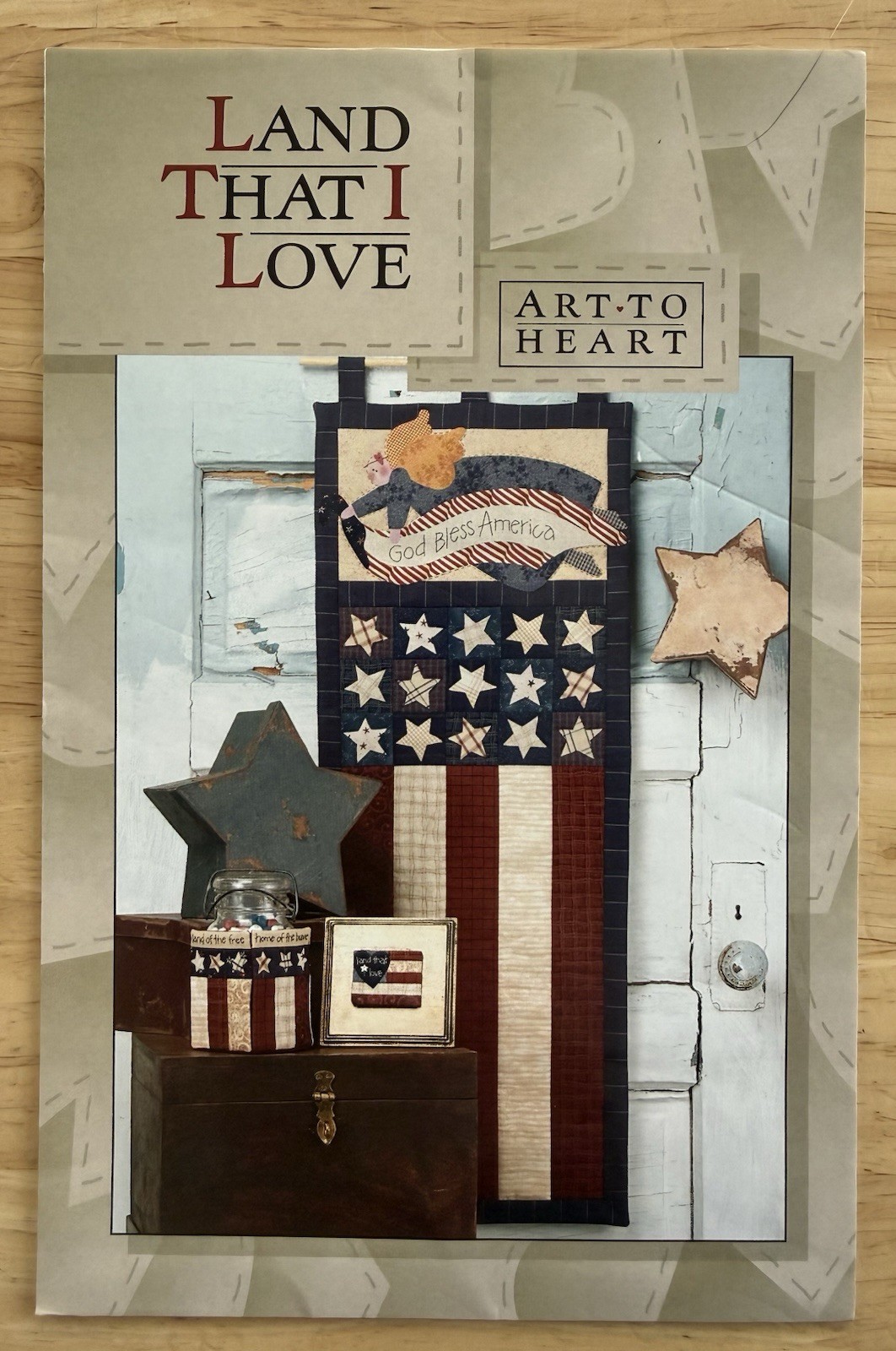 Land That I Love Quilt, Wrap & Pin Pattern by Art to Heart Nancy Halvorsen