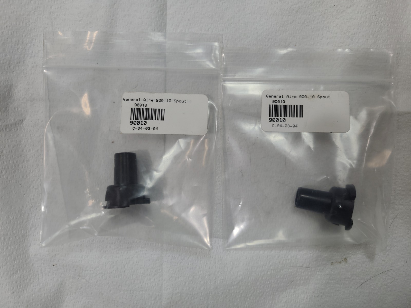 General Aire 900-10 Replacement Water Drain Spout 7562- LOT OF 2
