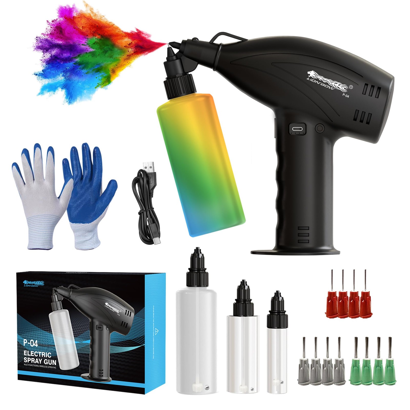 Lionbow pistola Paint Sprayer Gun electrica Handheld Electric Paint Spray Gun...