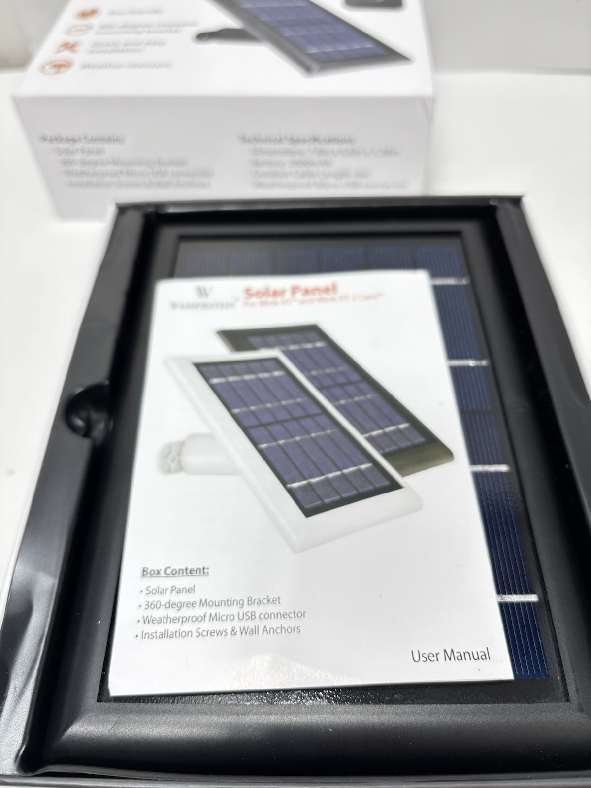 Blink Outdoor Solar Panel Battery for Blink Outdoor XT2 XT Weatherproof Mount
