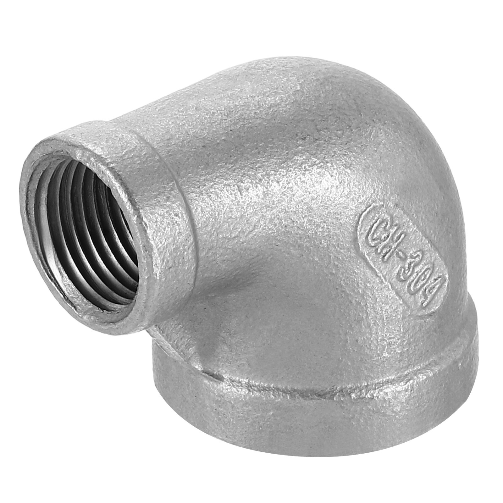 Stainless Steel 304 Cast Pipe Fitting NPT 3/4 x NPT 3/8 Female Threaded Adapter