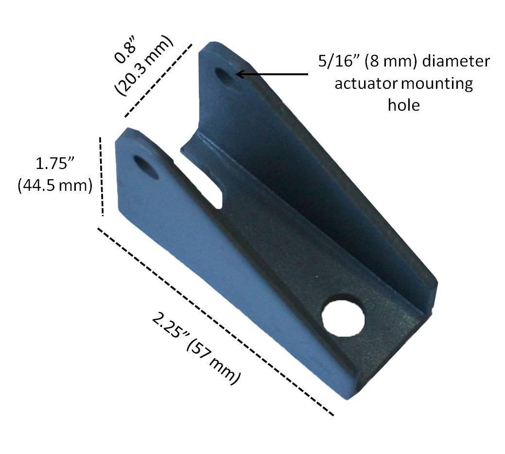 One Pair Linear Actuator Mount Mounting Brackets