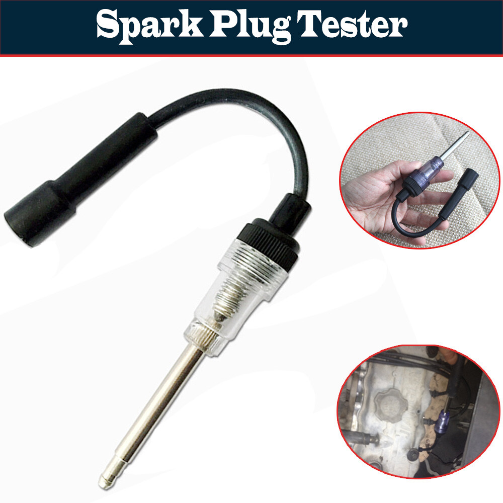 In Line Spark Plug Tester Ignition System Coil Engine Car Diagnostic Test Tool