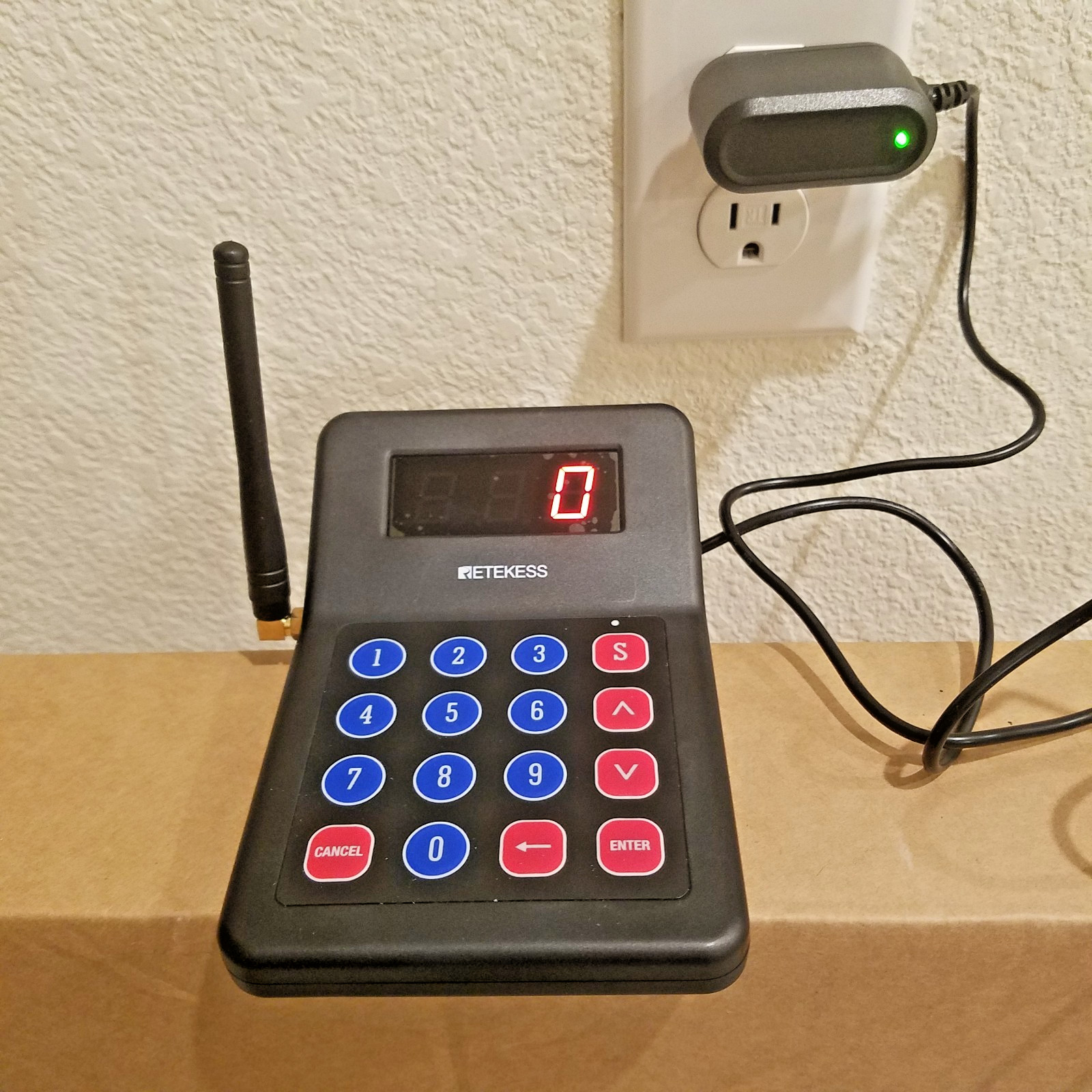 Retekess T119 Restaurant Pager System 10 Coaster Pagers w/ Box Open Box