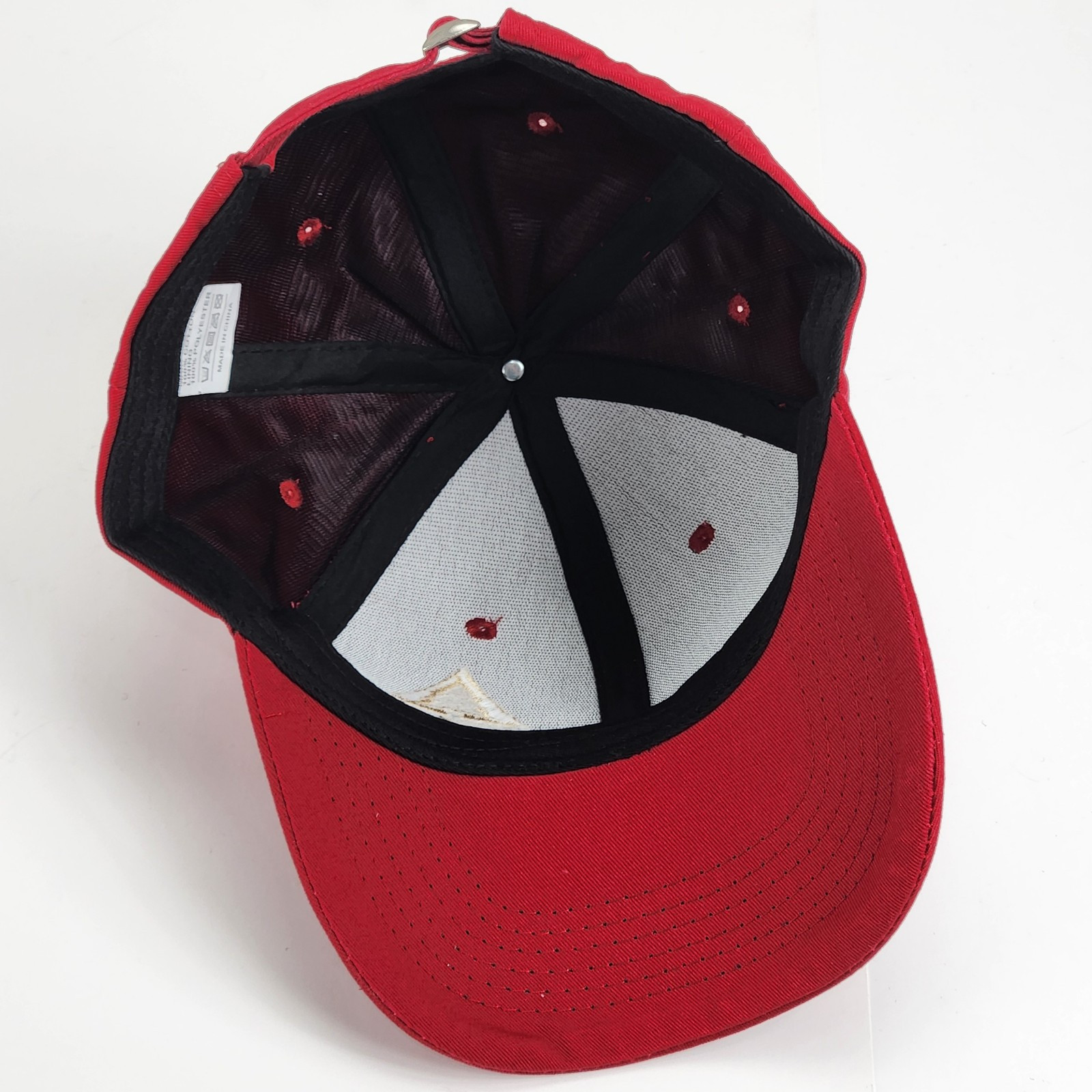 Dark Red Kyooh Baseball Cap Adjustable Strapback Hat 100% Cotton Embroidered