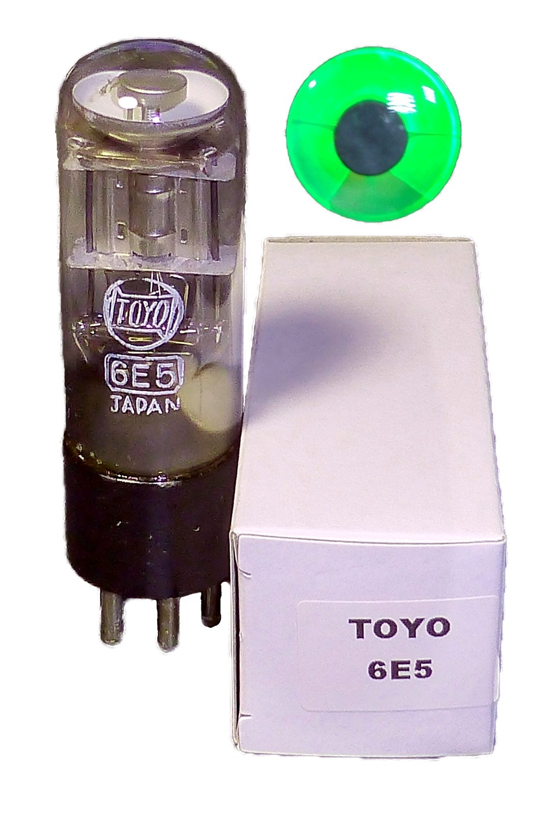 1 6E5 VT-215 NOS TOYO EYE TUBE,TESTED SUPER BRIGHT,90 DAY RETURNS,FREE USA SHIP!