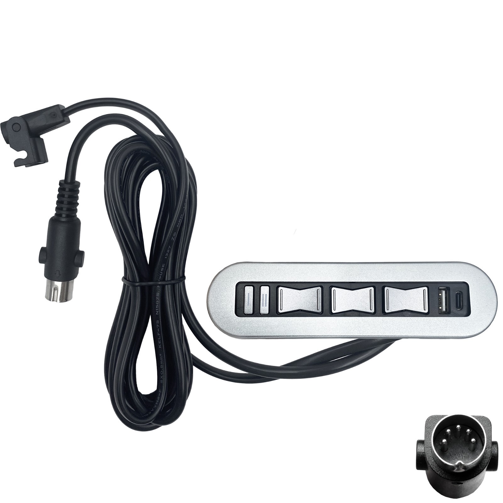 Emomo 8 Button Switch HX90TU2 Recliner Lift Chair Hand Control with USB A C Port