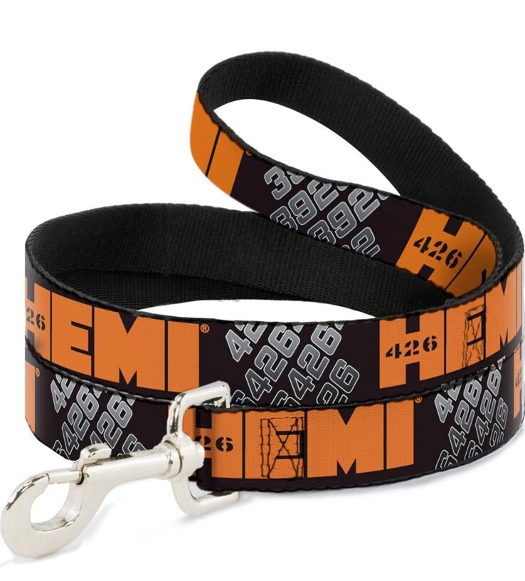 Dog Leash Licensed Hemi 4 Feet Long Buckle Down Licensed Pet Product