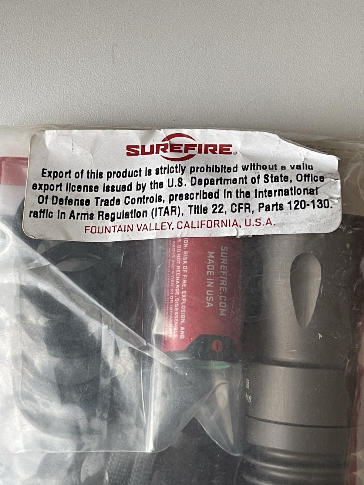 Surefire M1 IR Flashlight Push Button Switch Infrared Light Pocket LED Light