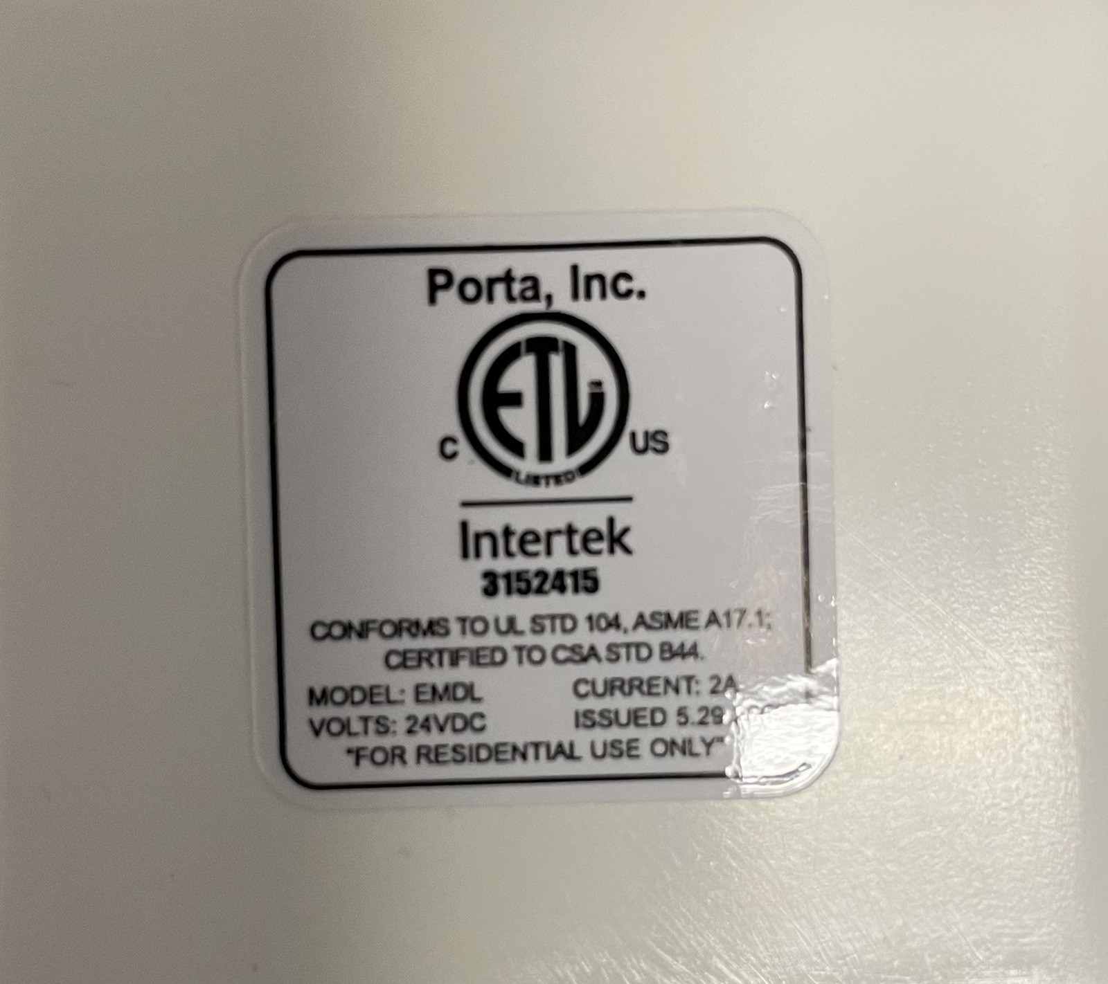 EMI Porta Interlock LH EMDL02P