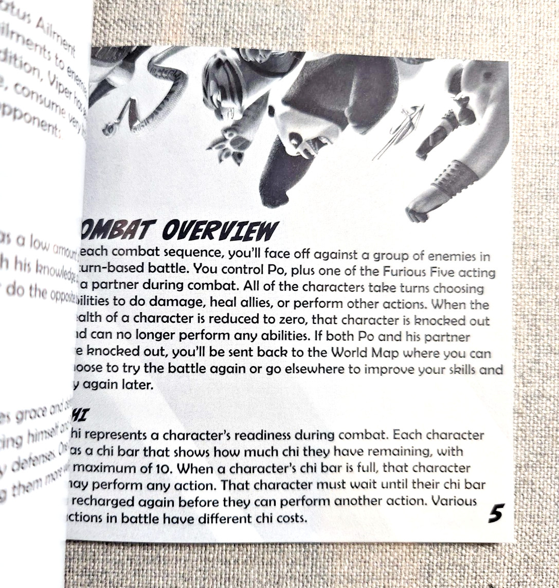 Kung Fu Panda 2 Instruction Manual Only - Nintendo DS