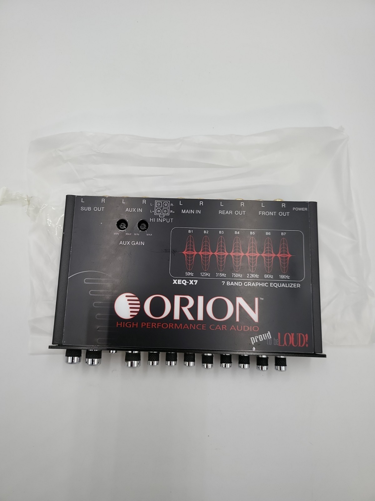 Orion High Proformance Car Audio XEQ-X7 - 7 Band Graphic Equalizer