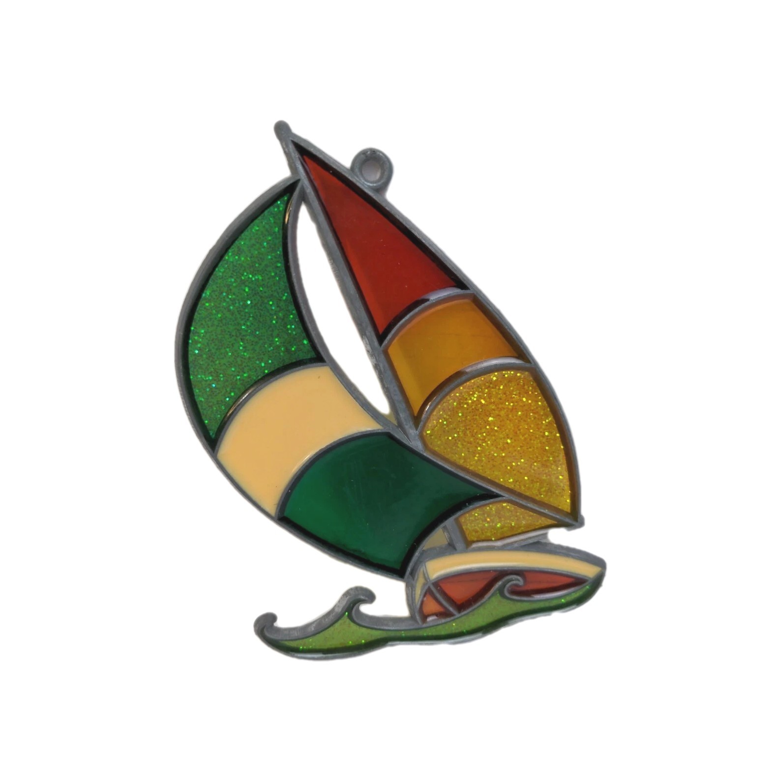 Suncatcher Sailboat Sparkle 5" × 3.5"