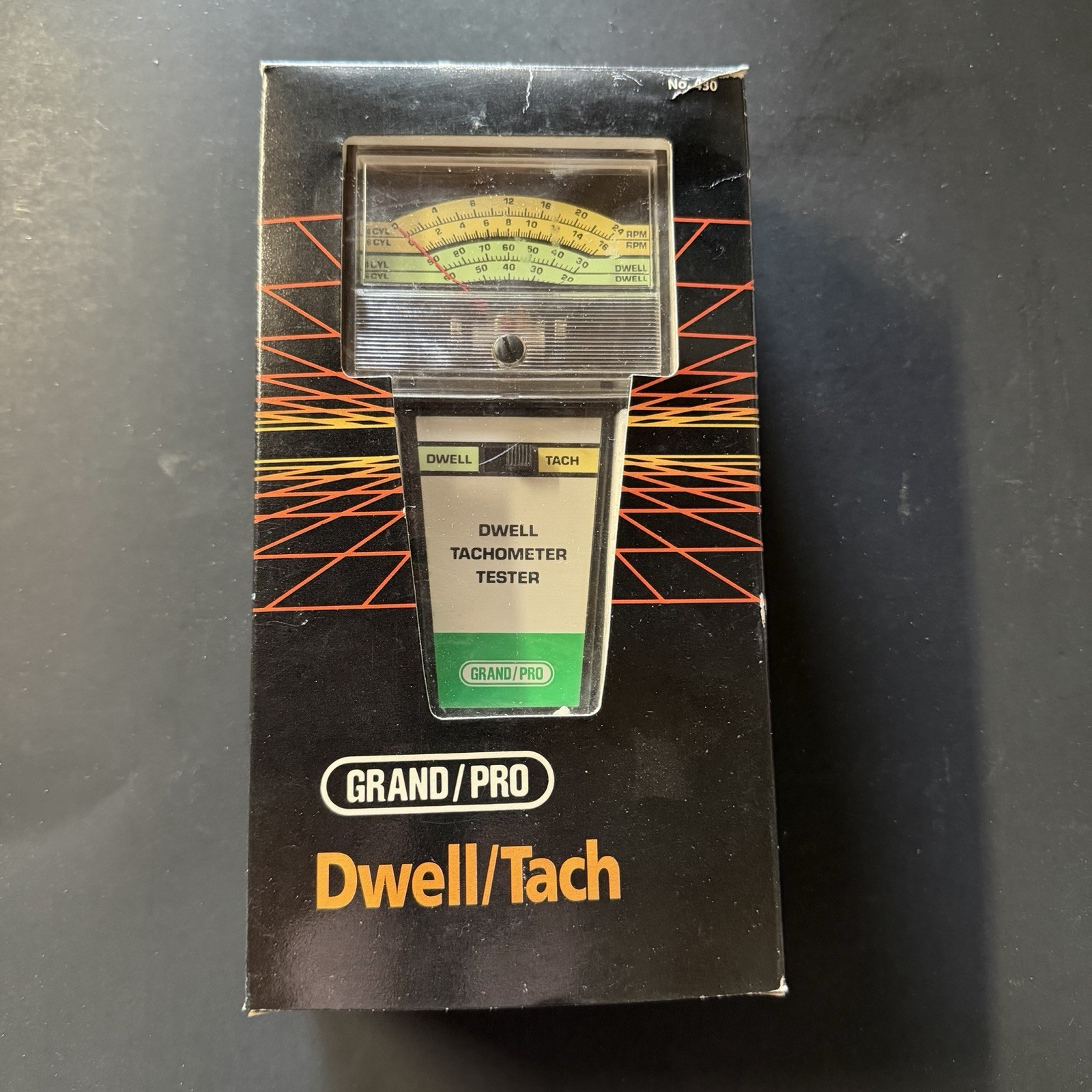 Vintage Dwell Tachometer Tester Grand/Pro 4, 6 And 8 CYL