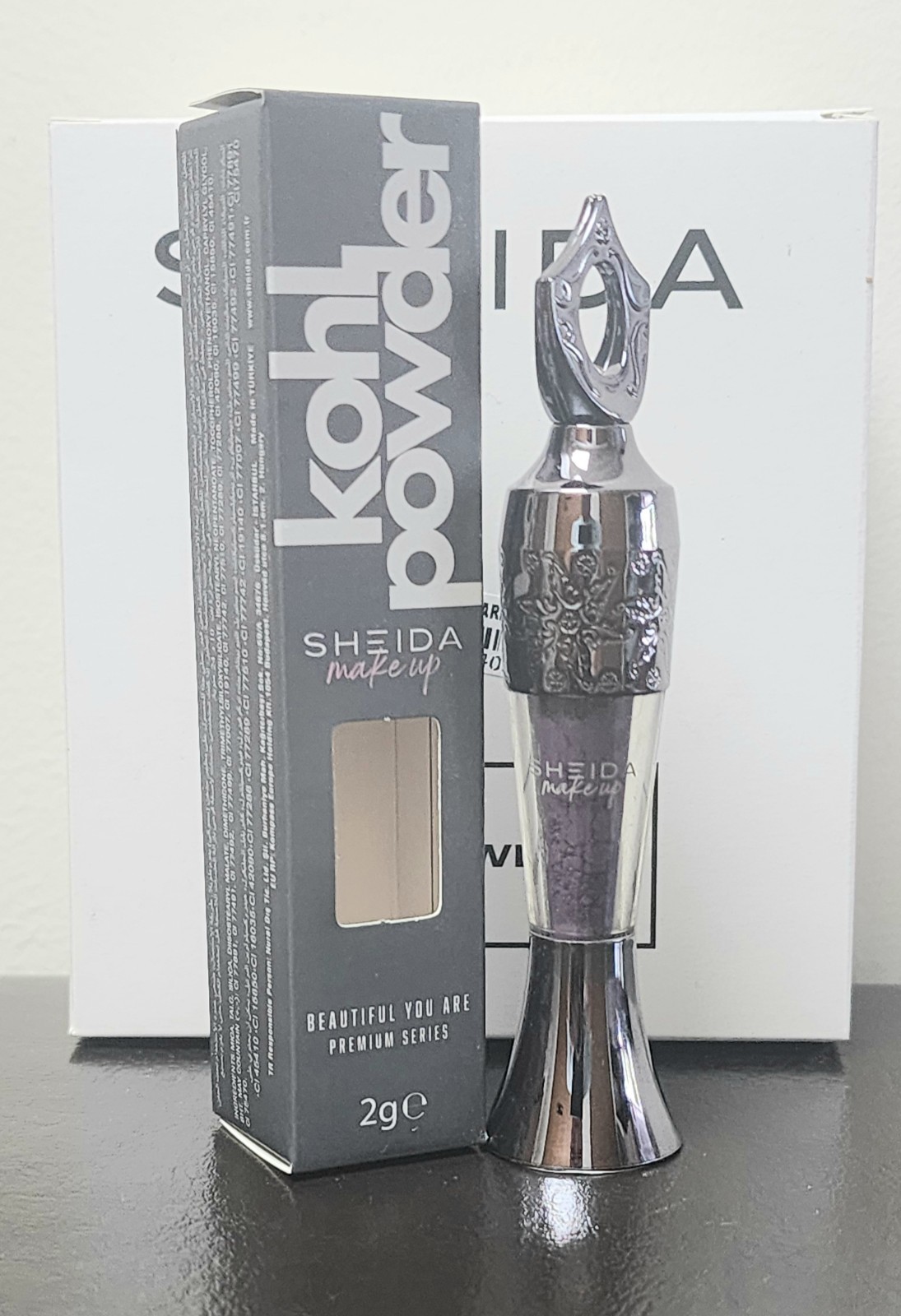 Sheida Natural Kohl Powder – Long-Lasting Traditional Eyeliner - PURPLE