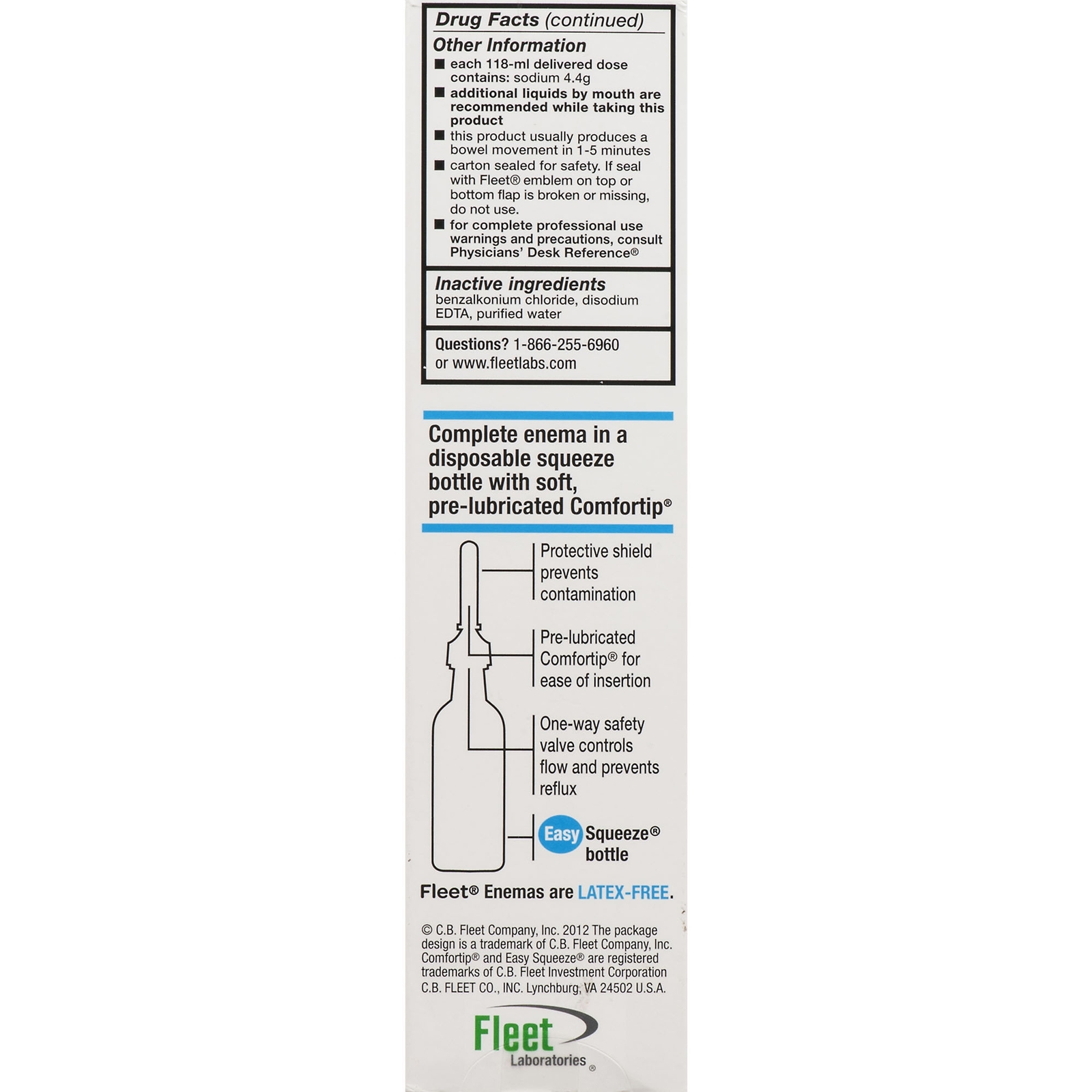 Fleet 4.5 oz. Enema 00132020140