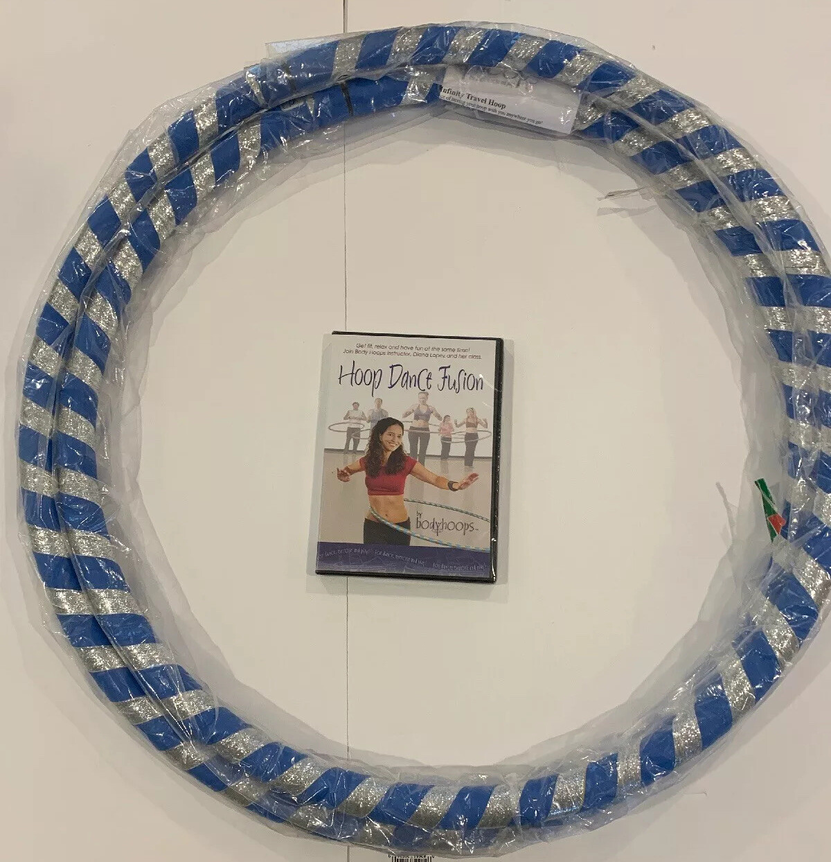 NEW Infinity Collapsible Weighted Exercise Travel Hoop by BodyHoops Large 44-45”
