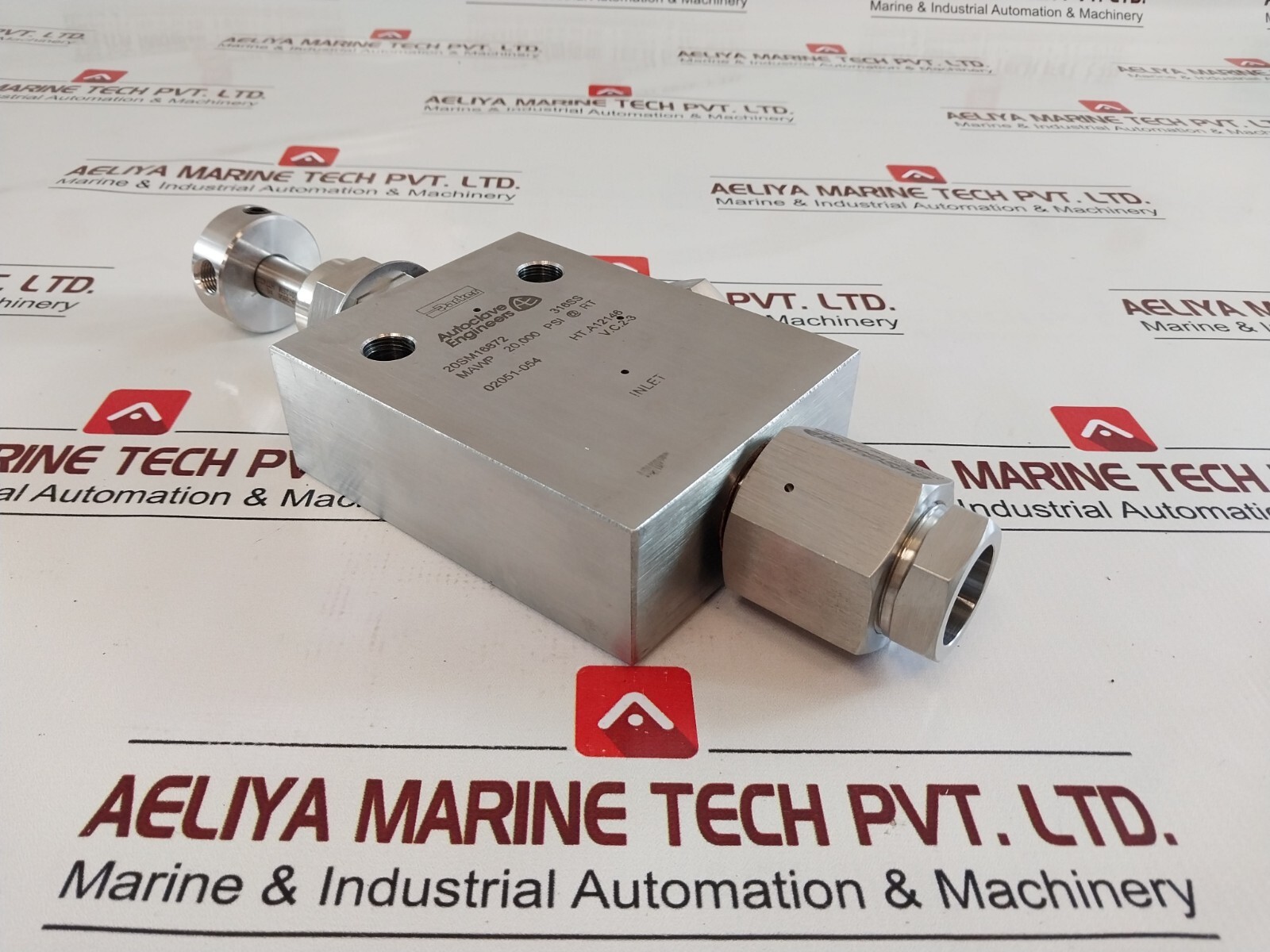 Parker 20SM16872 Needle Valve 20,000 PSI