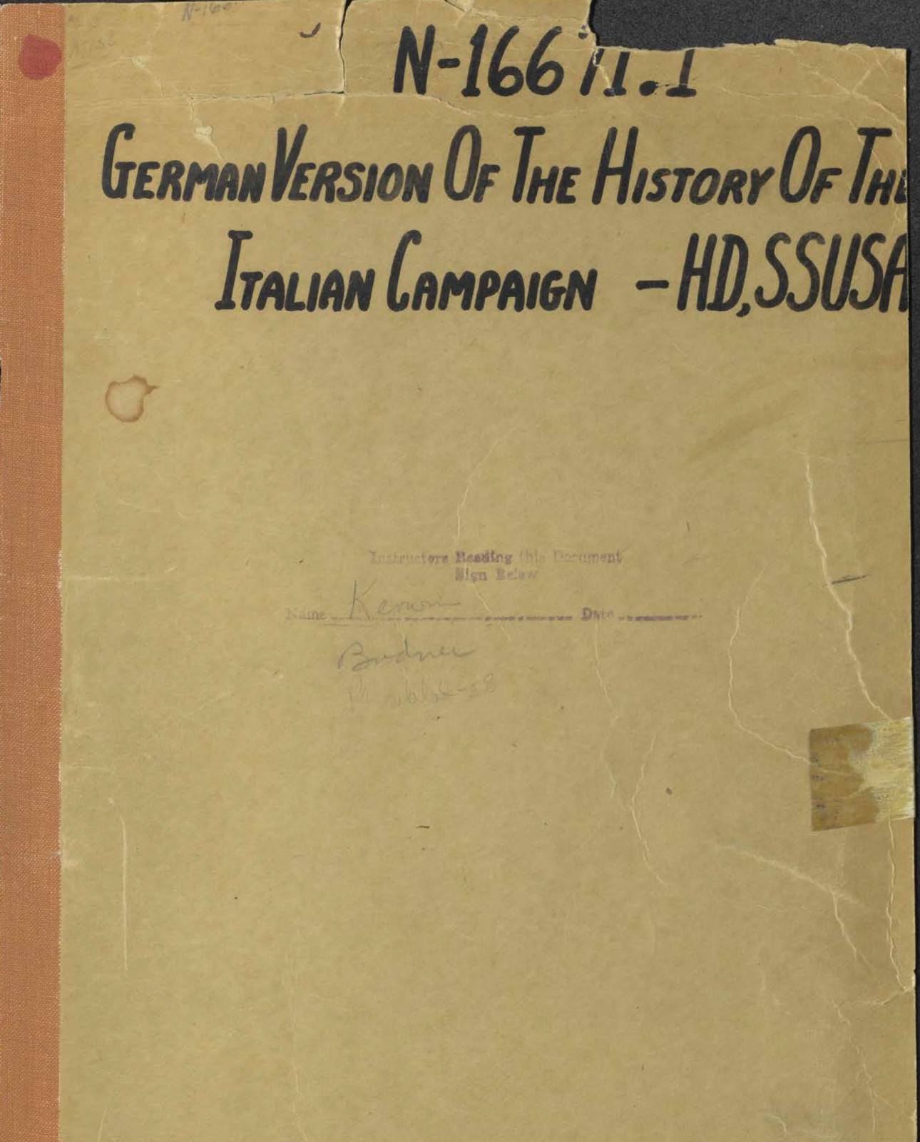 229 Page German Version History Italian Campaign 1943-1945 Study on Data CD