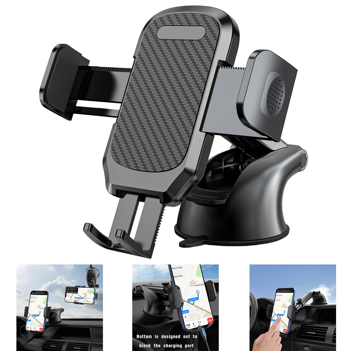 Universal Rotatable Car Mount Car Phone Holder Stand For Samsung S26 Ultra S26+