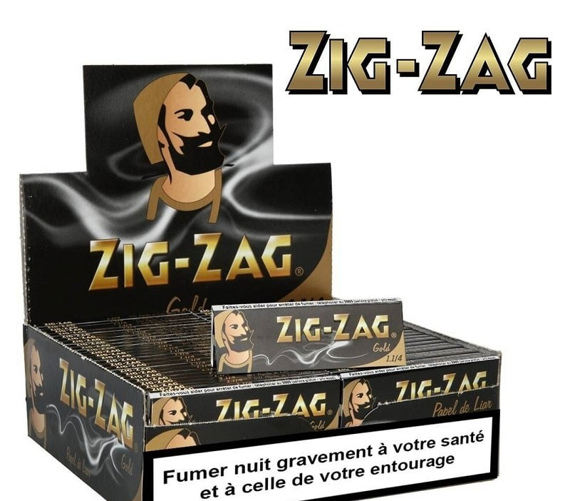 NEW Zig Zag Gold1 1/4 Rolling Papers  Per Pack USA Shpd