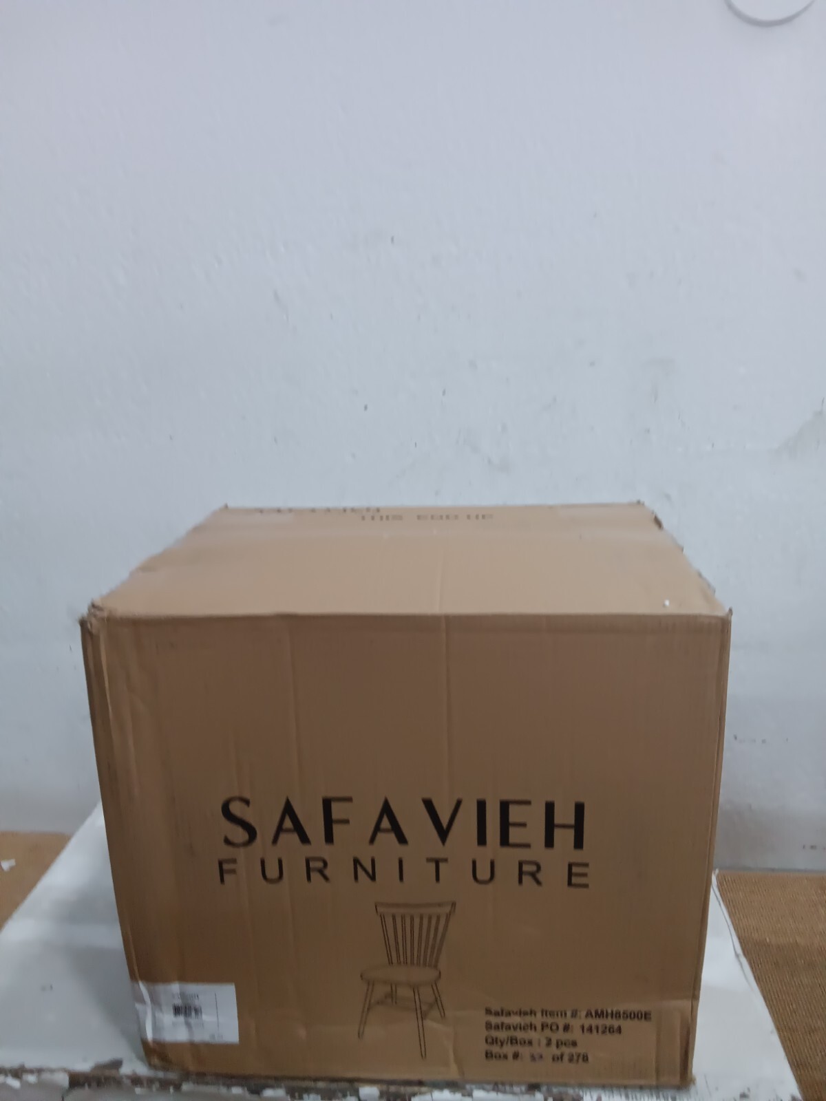 Safavieh PARKER SPINDEL SIDE CHAIR, Reduced Price 2172729183 AMH8500E
