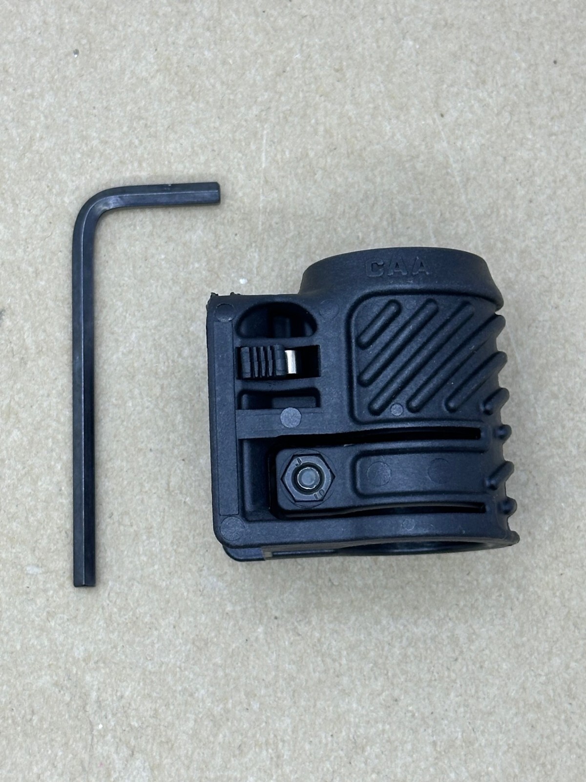 CAA Command Arms 1" Flashlight/laser Picatinny Mount - BK2