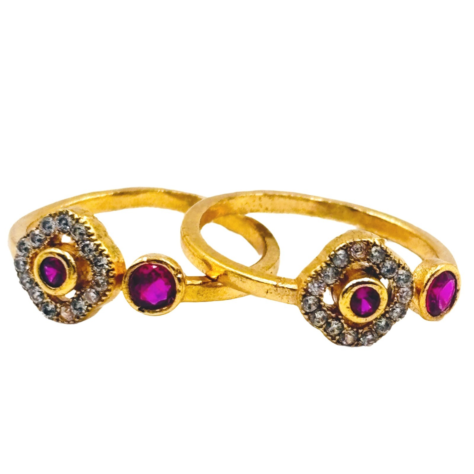 Traditional Floral Toe & Finger Ring for Women | Gold Plated Adjustable Bichiya