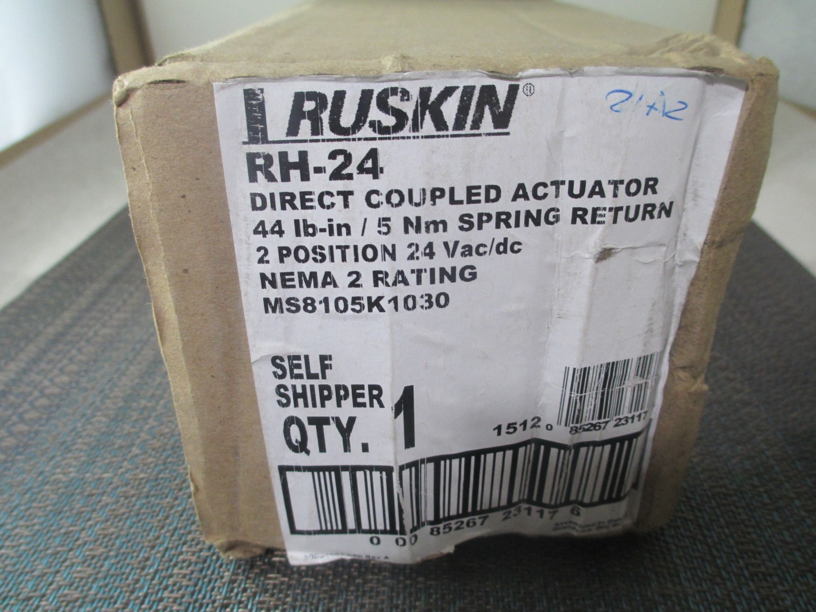 Ruskin RH-24 Actuator NEW!