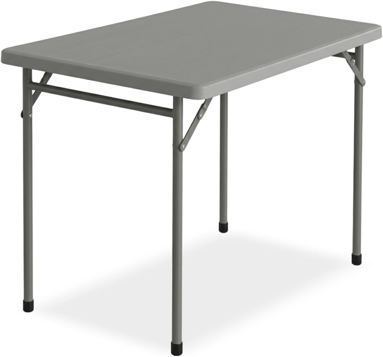 3ft Rectangular Folding Table All-Occasion Foldable Table W/ HDPE Tabletop