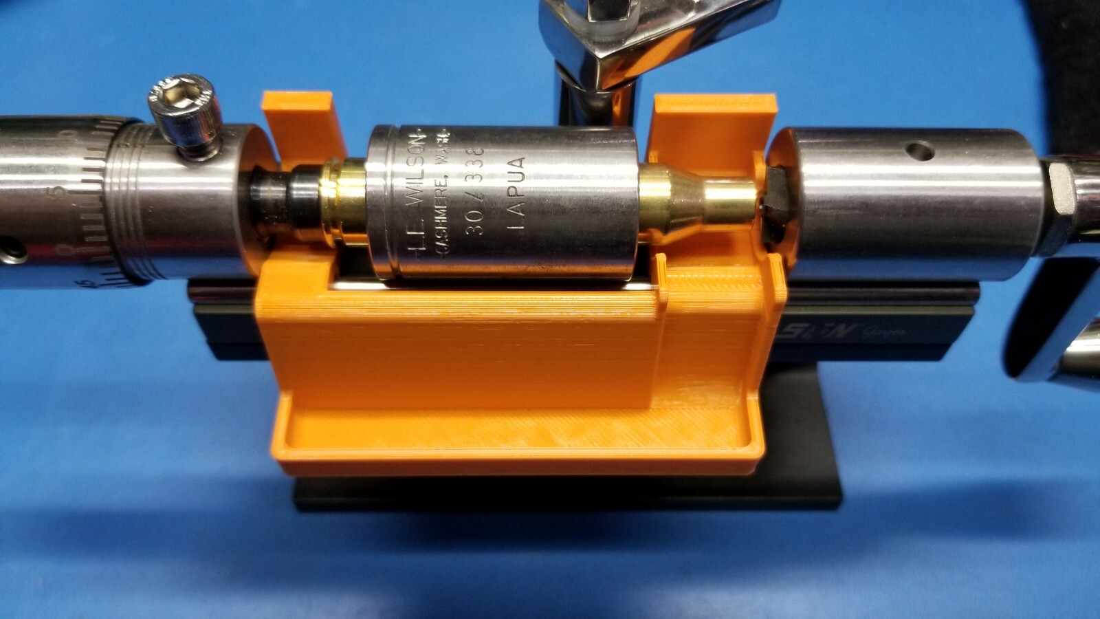 Brass shavings catcher for L.E. Wilson Case Trimmer
