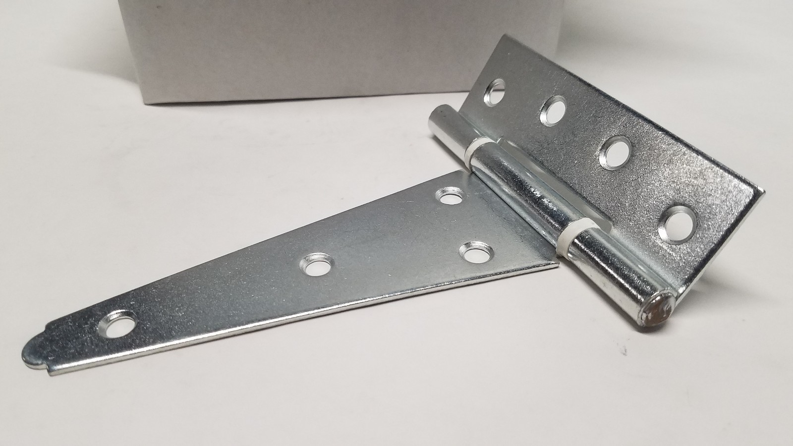 5" T-Hinge with Nylon Bushing. Zinc plated. Utility quality. (10)