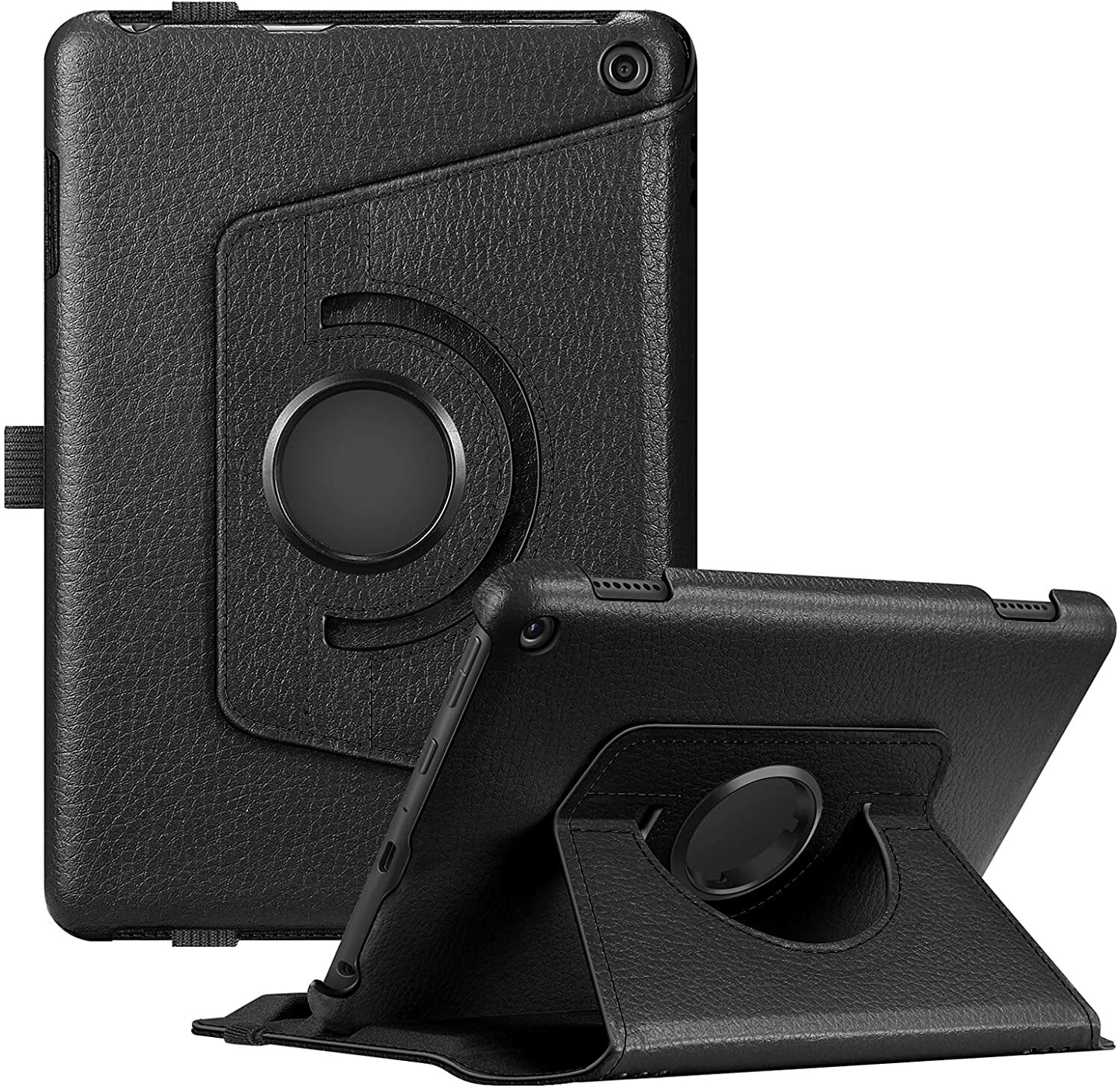 Case for Kindle Fire HD 8 & HD 8 Plus Tablet 12th/10th 2024/2022 Rotating Cover