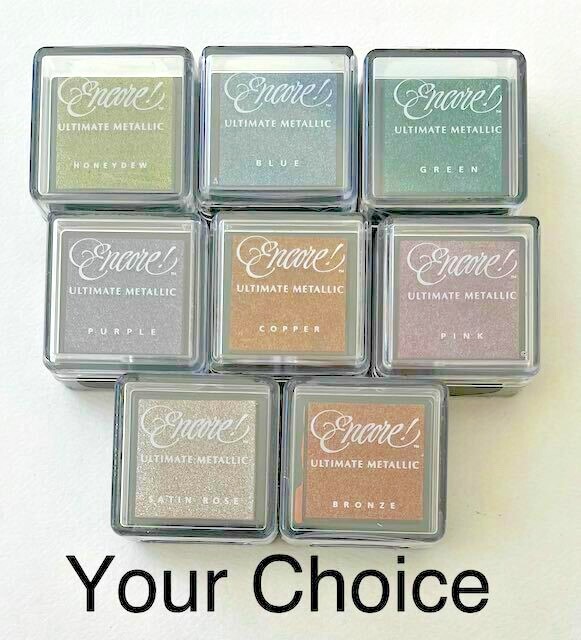 New Encore Ultimate Metallic Ink Cube Tsukineko Stamping Cards Your Choice